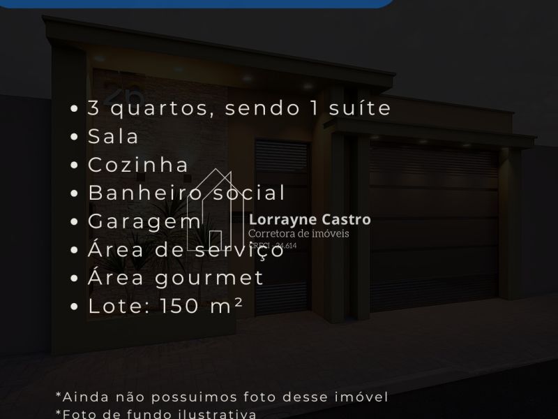 ENTRADA REDUZIDA | CASA 3/4 COM SUÍTE | CHURRASQUEIRA | LOTE 150M² | RIO JORDÃO